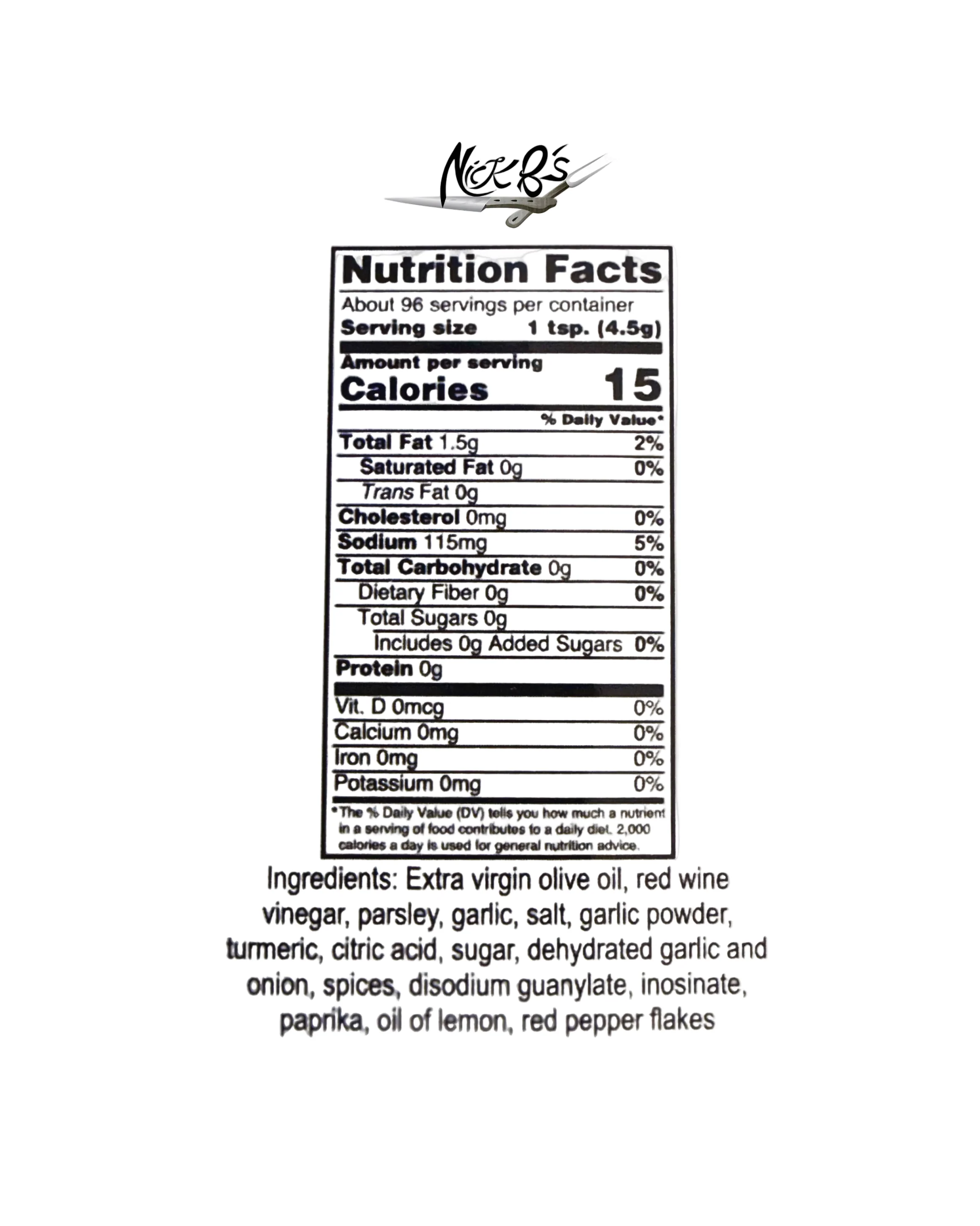 BLACK LABEL CHIMICHURRI